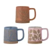 Bloomingville Crockery & Dinnerware|Tableware Brands^Set of 3 Kayce Floral Mugs