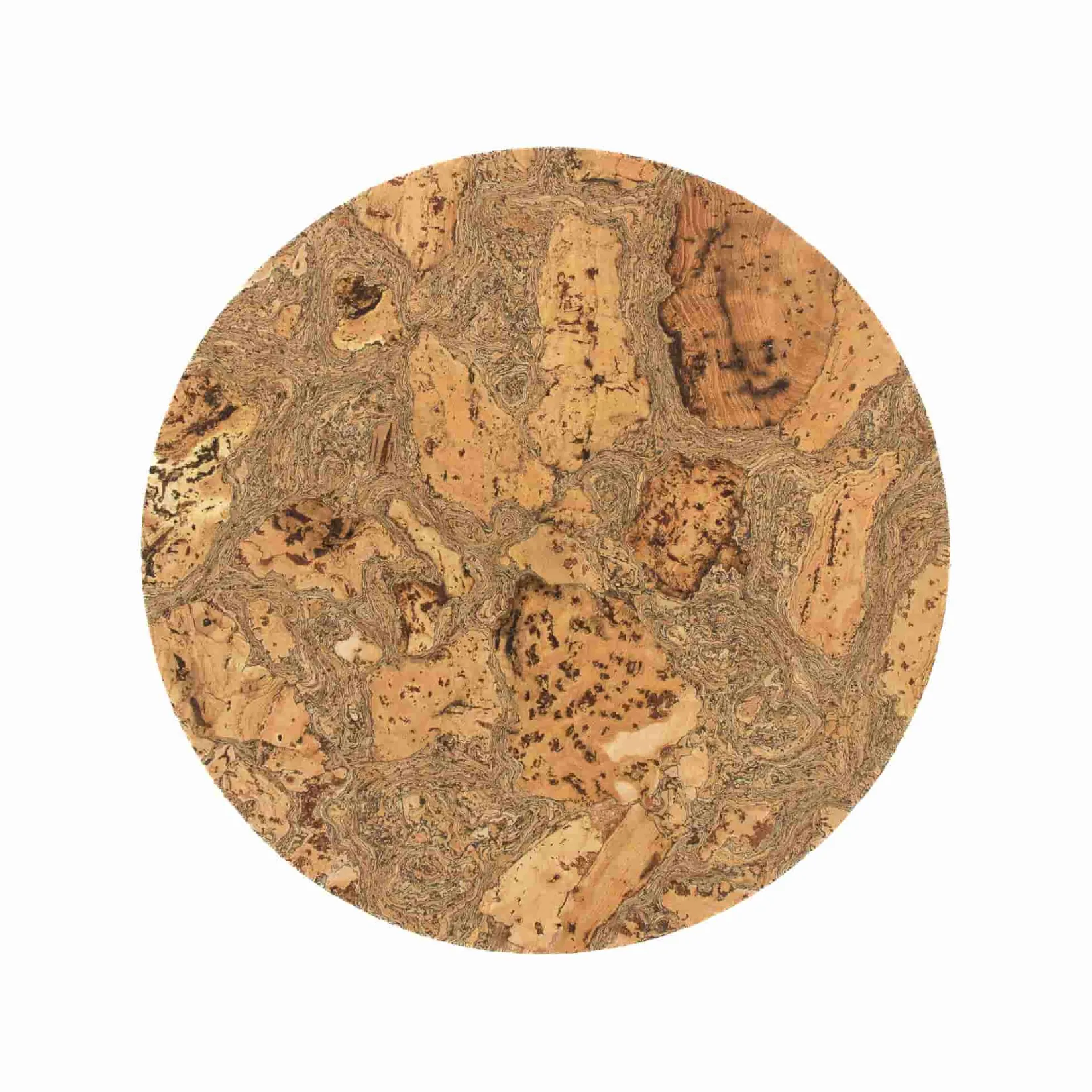 Liga Tableware Brands^Set of 4 Marbled Cork Round Placemats, 30cm