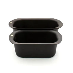Netherton Foundry Baking Supplies & Equipment^Set of 2 Spun Iron Loaf Tins