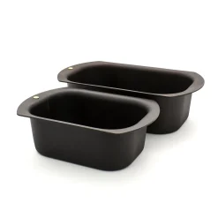 Netherton Foundry Baking Supplies & Equipment^Set of 2 Spun Iron Loaf Tins