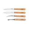 Opinel French Ingredients|Kitchen Knives^Set of 4 Essential Beech Handle Kitchen Knives