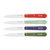 Opinel Kitchen Knives^Set of 4 No 112 Coloured Beechwood Handle Paring Knives, 10cm