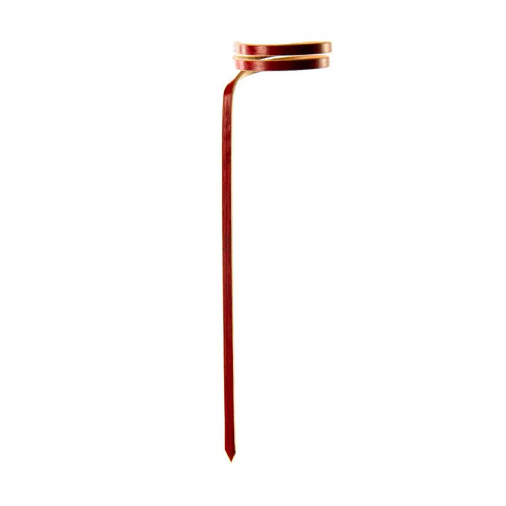 Eco Skewers Canape Supplies|Tableware Brands^Set of 100 Red Twister Bamboo Skewers, 9cm
