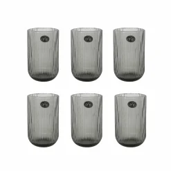 Bright Glassware Tableware Brands|Cocktail Making & Barware^Set of 6 Ribbed Green Highball Glasses, 430ml