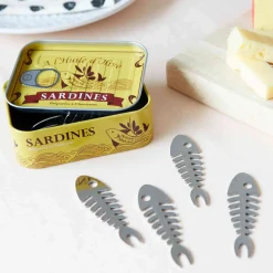 Balvi Serveware|Tableware Brands^Set of 6 Sardine Snacking Forks in a Tin