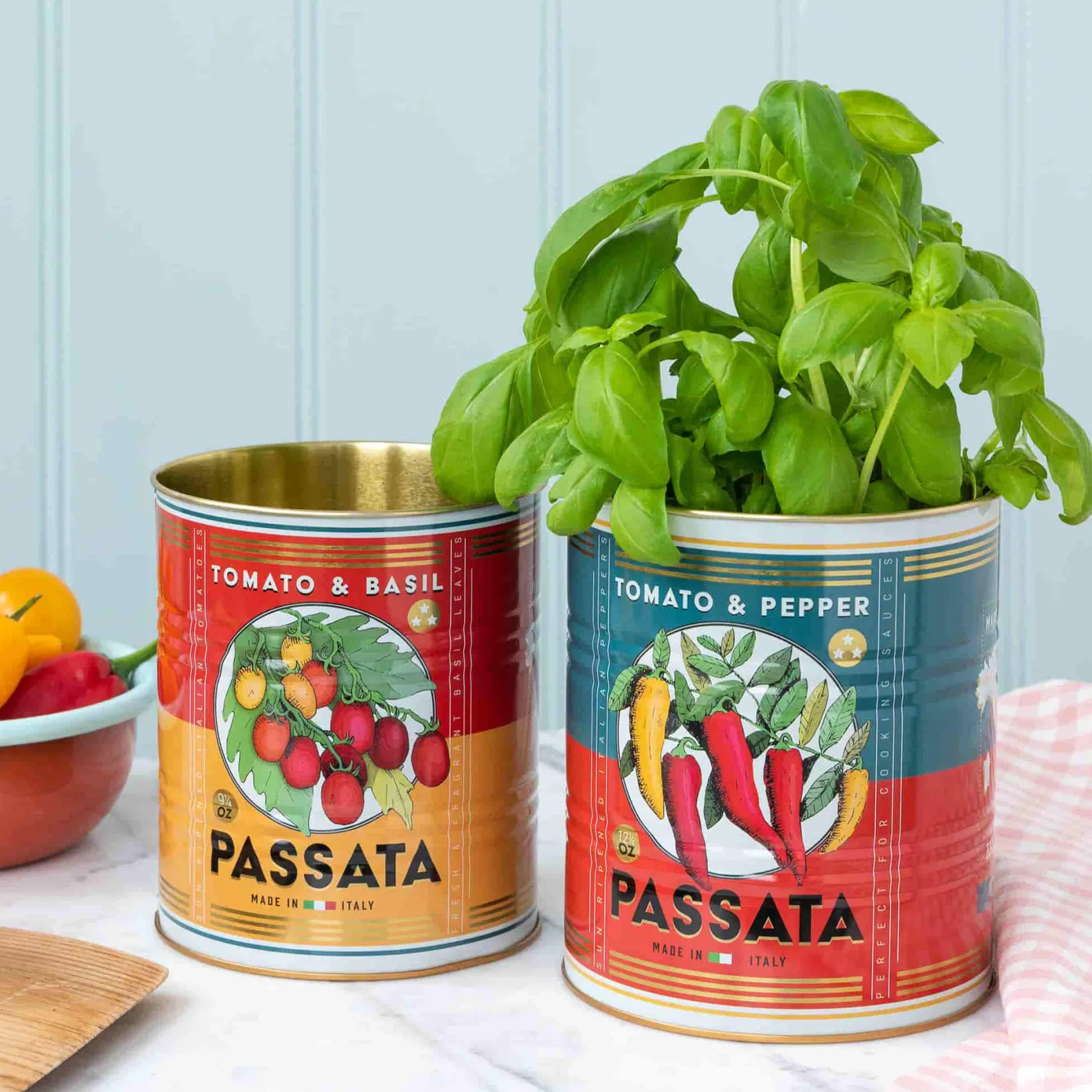 Rex London Tableware Brands^Set of 2 Tomato Passata Utensil Jars