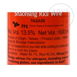 Taijade Chinese Ingredients|Sauces & Condiments^Shaoxing Wine, 600ml