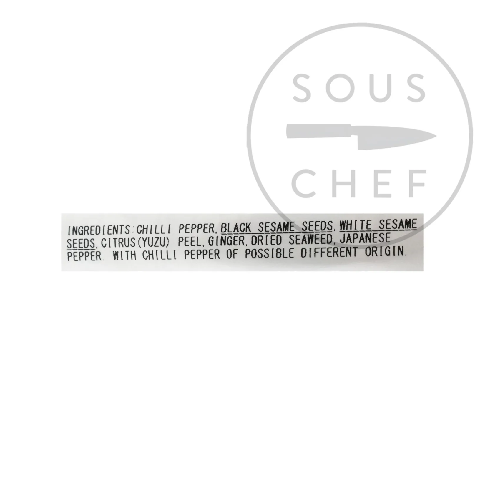 S&B Japanese Ingredients|Herbs & Spices^Shichimi Togarashi Spice Mix, 15g