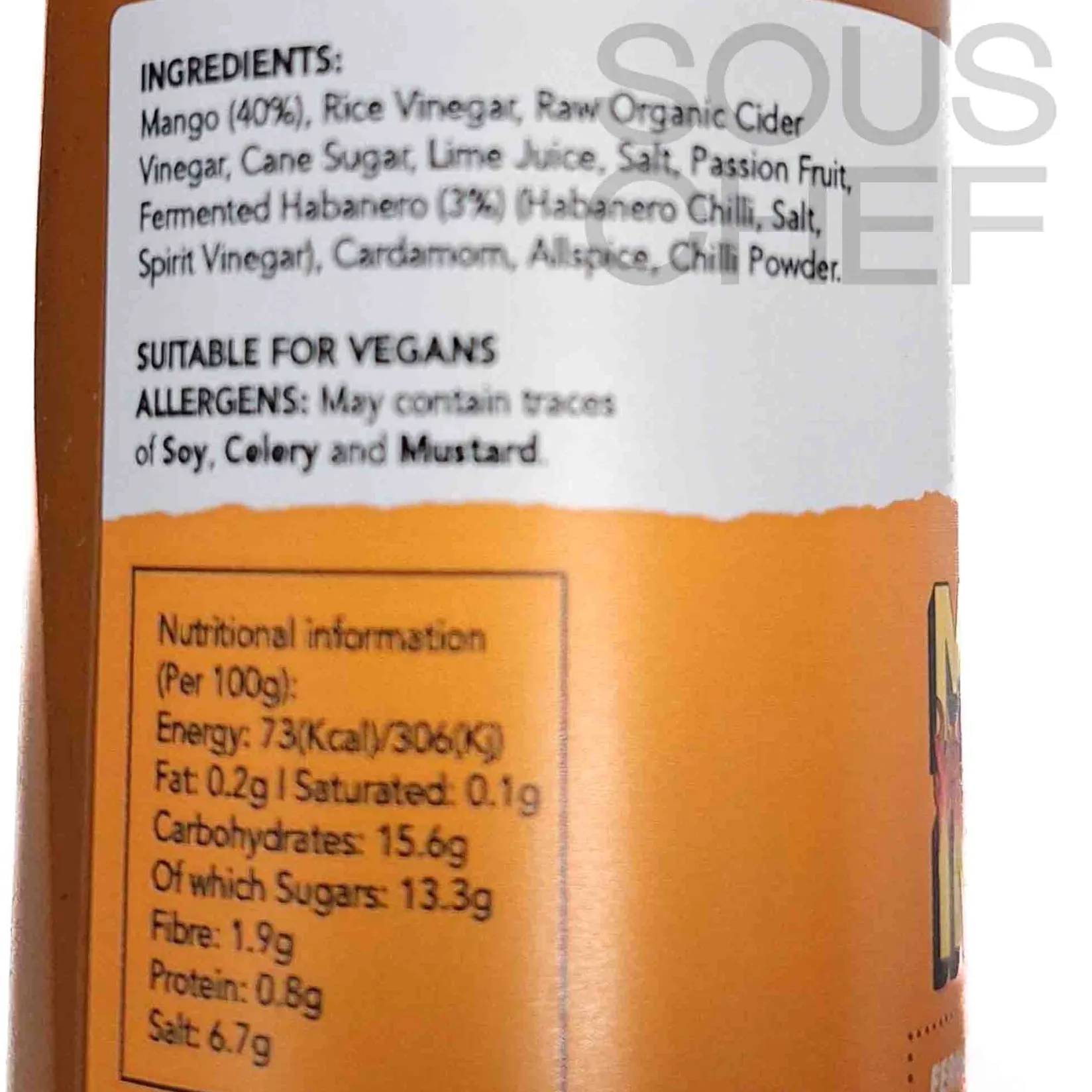 Eaten Alive Ingredients Brands|Sauces & Condiments^Short Dated Mango Inferno Hot Sauce, 150ml