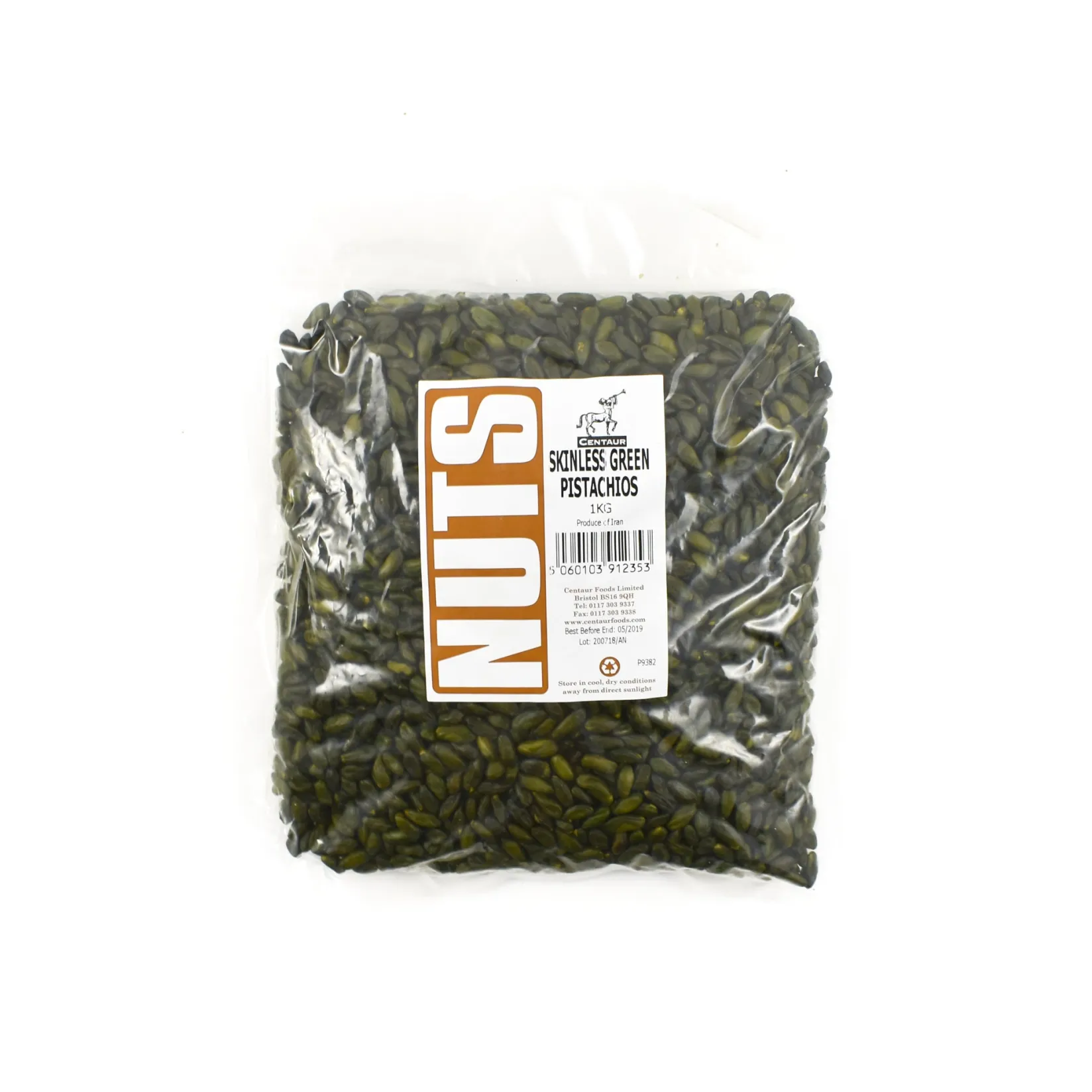 Centaur Ingredients Brands|Middle Eastern Ingredients^Short Dated Green Skinless Pistachios, 1kg