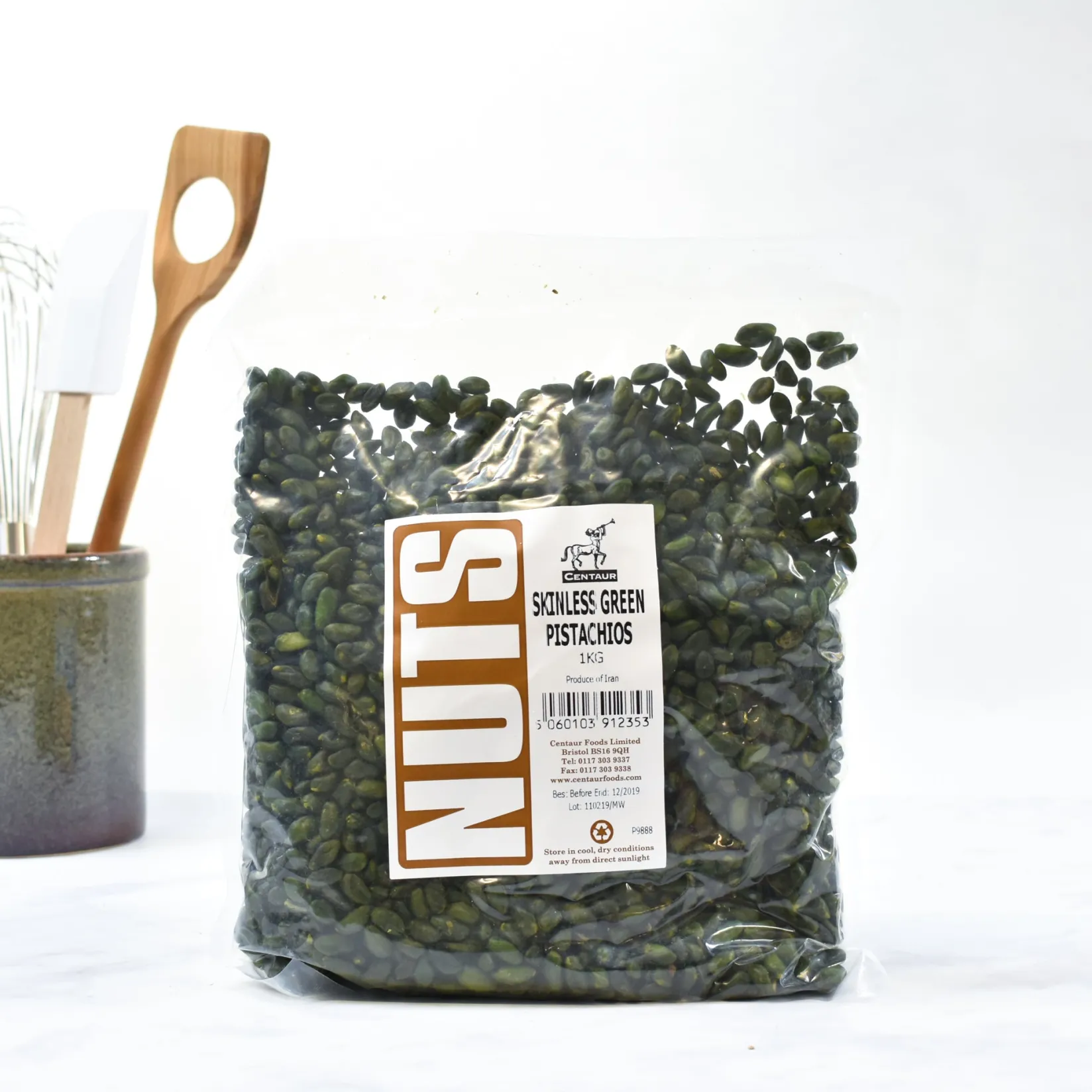 Centaur Ingredients Brands|Middle Eastern Ingredients^Short Dated Green Skinless Pistachios, 1kg