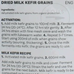 Kefirko Pickling, Preserving & Fermenting Jars^Short Dated Milk Kefir Grains, 2g