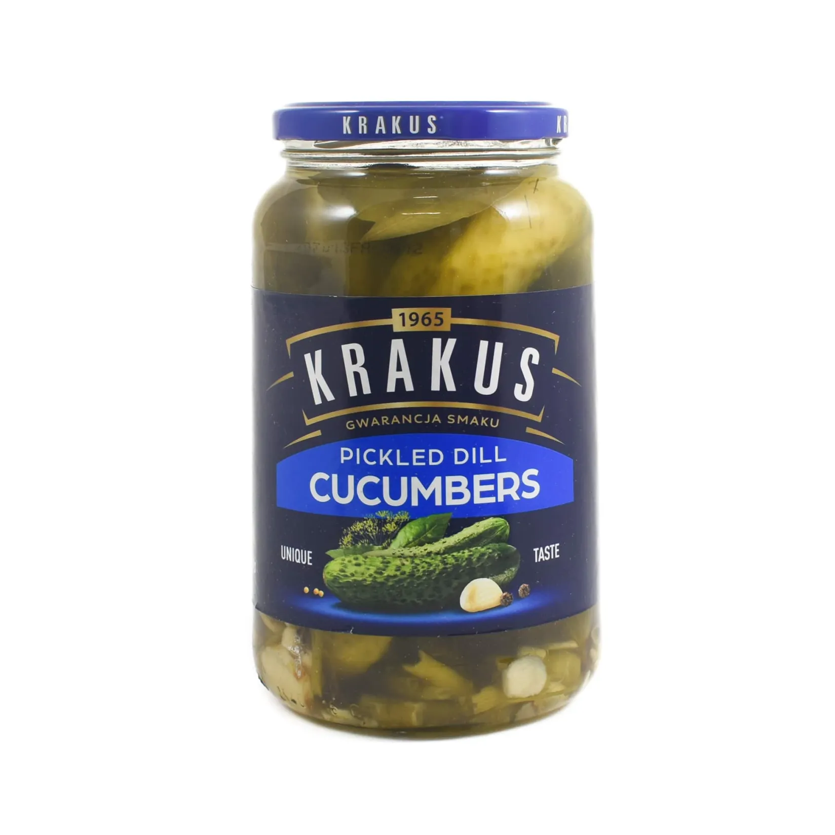 Anglo Dal Ltd Ingredients Brands|Vegetables^Short Dated Krakus Pickled Dill Cucumbers, 920g