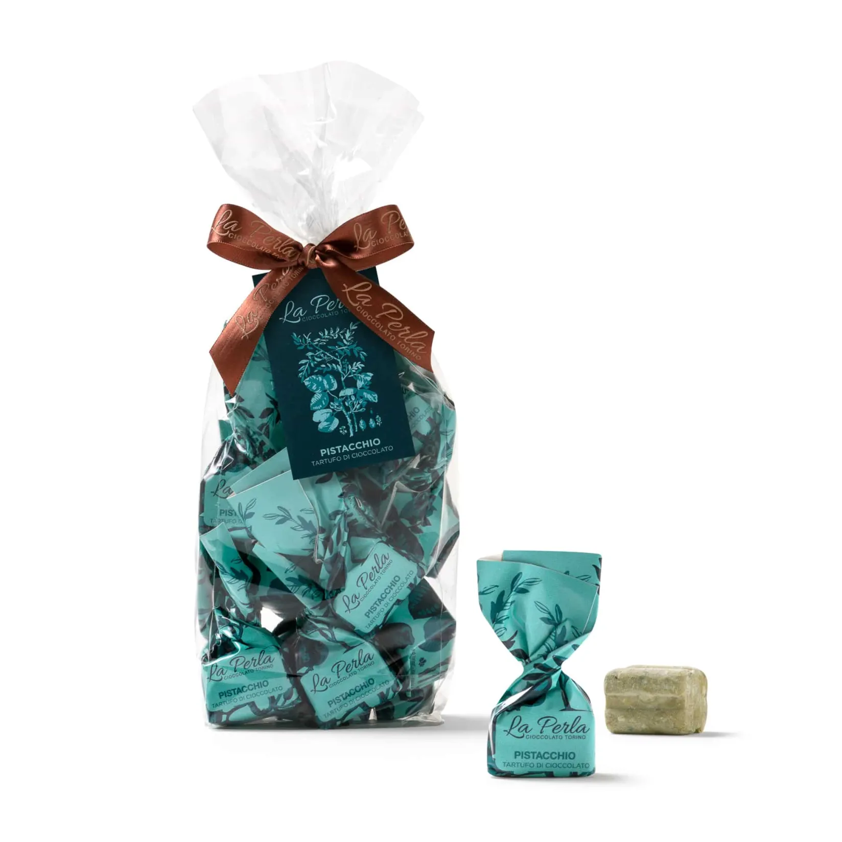 La Perla di Torino Italian Ingredients|Chocolate & Sweets^Short Dated Salted Pistachio Truffles, 200g