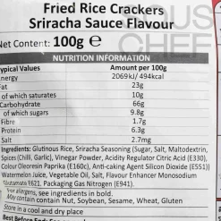 Thai To Snacks|Ingredients Brands^Short Dated Sriracha Rice Crackers, 100g