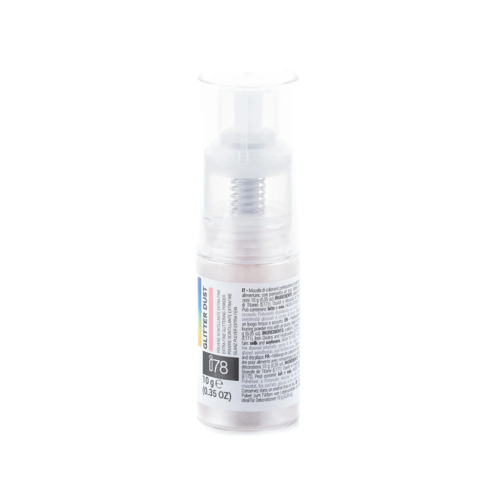 Silikomart Ingredients Brands|Baking Ingredients^Light Yellow Glitter Dust Spray, 10g
