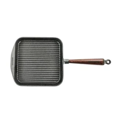 Skeppshult Serveware|Pots & Pans^Traditional Cast Iron Square Grill Pan, 25cm
