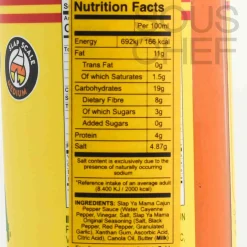 Slap Ya Mama Ingredients Brands|Sauces & Condiments^Buffalo Wing Sauce. 355ml