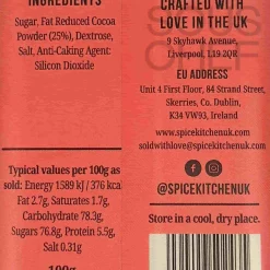 Spice Kitchen Ingredients Brands|Drinks^Classic Hot Chocolate, 100g