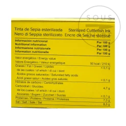 Nortindal Spanish Ingredients|Italian Ingredients^Squid Ink' Sachets - Cuttlefish Ink