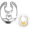Birkmann Baking Supplies & Equipment^Stainless Steel Baby Bib Cookie Cutter, 6cm