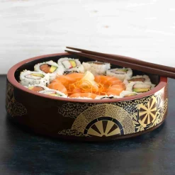 Kiji Stoneware & Ceramics Japanese Ingredients|Plates^Sushi Oke