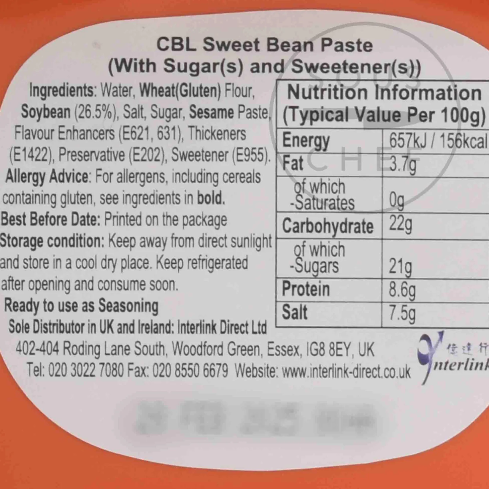 Shinho Ingredients Brands|Pasta, Rice & Beans^Sweet Bean Sauce, 300g