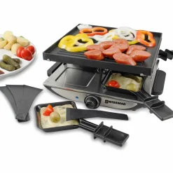 Swissmar Pots & Pans^Silver Geneva 4 Person Non-Stick Raclette Party Grill