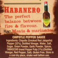 Tabasco American Ingredients|Sauces & Condiments^Chipotle Pepper Sauce