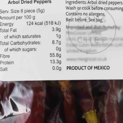 Tajin Mexican Ingredients|Herbs & Spices^Arbol Chilli, 75g