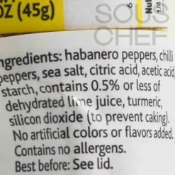 Tajin Ingredients Brands|Mexican Ingredients^Habanero Powder, 45g