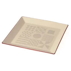 Takenaka Tableware Brands|Japanese Ingredients^Fukue White Square Plate, 19cm