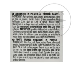 Tartuflanghe Italian Ingredients|Vegetables^White Truffle Powder, 60g