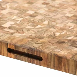 Teakhaus Kitchen Tools & Utensils|Chopping & Carving Boards^End Grain Butcher Block Rectangular Cutting Board, Large