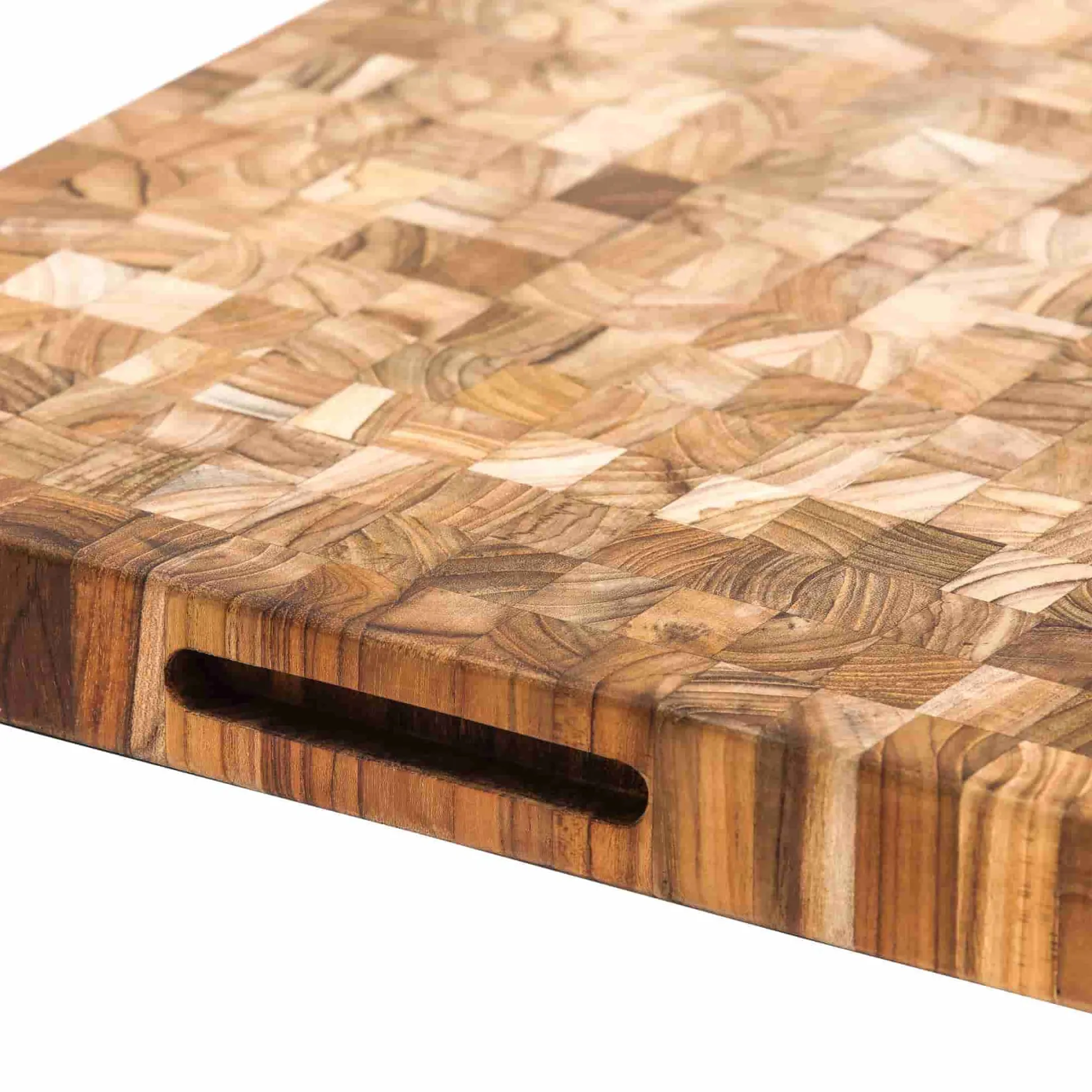 Teakhaus Kitchen Tools & Utensils|Chopping & Carving Boards^End Grain Butcher Block Rectangular Cutting Board, Medium