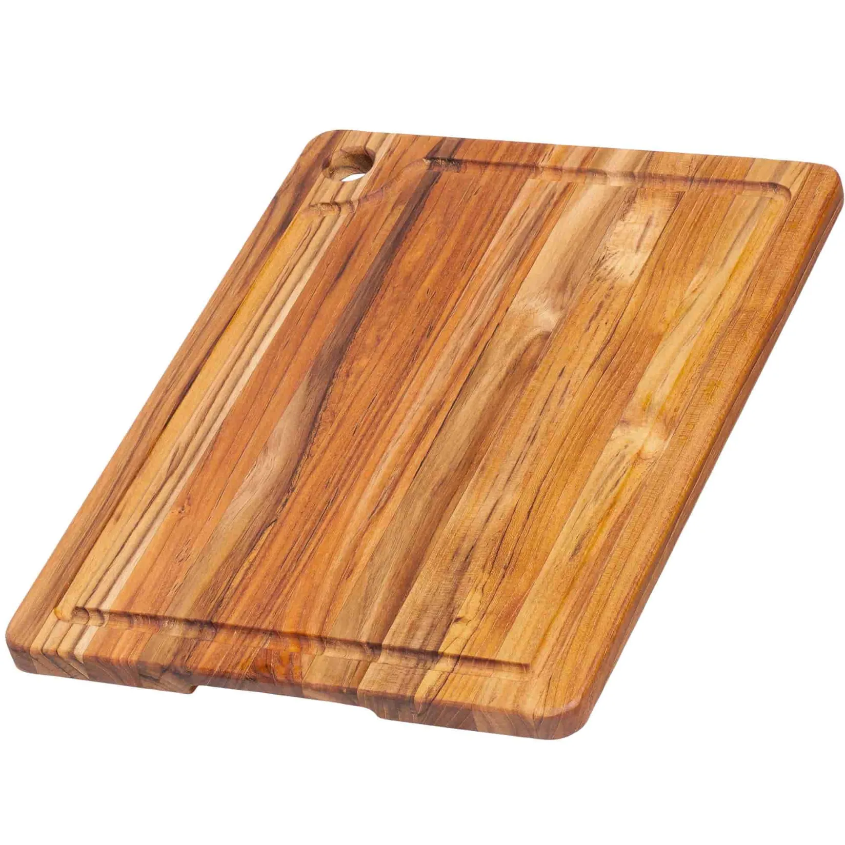 Teakhaus Kitchen Tools & Utensils|Chopping & Carving Boards^Rectangle Marine Cutting Board With Juice Canal, Medium