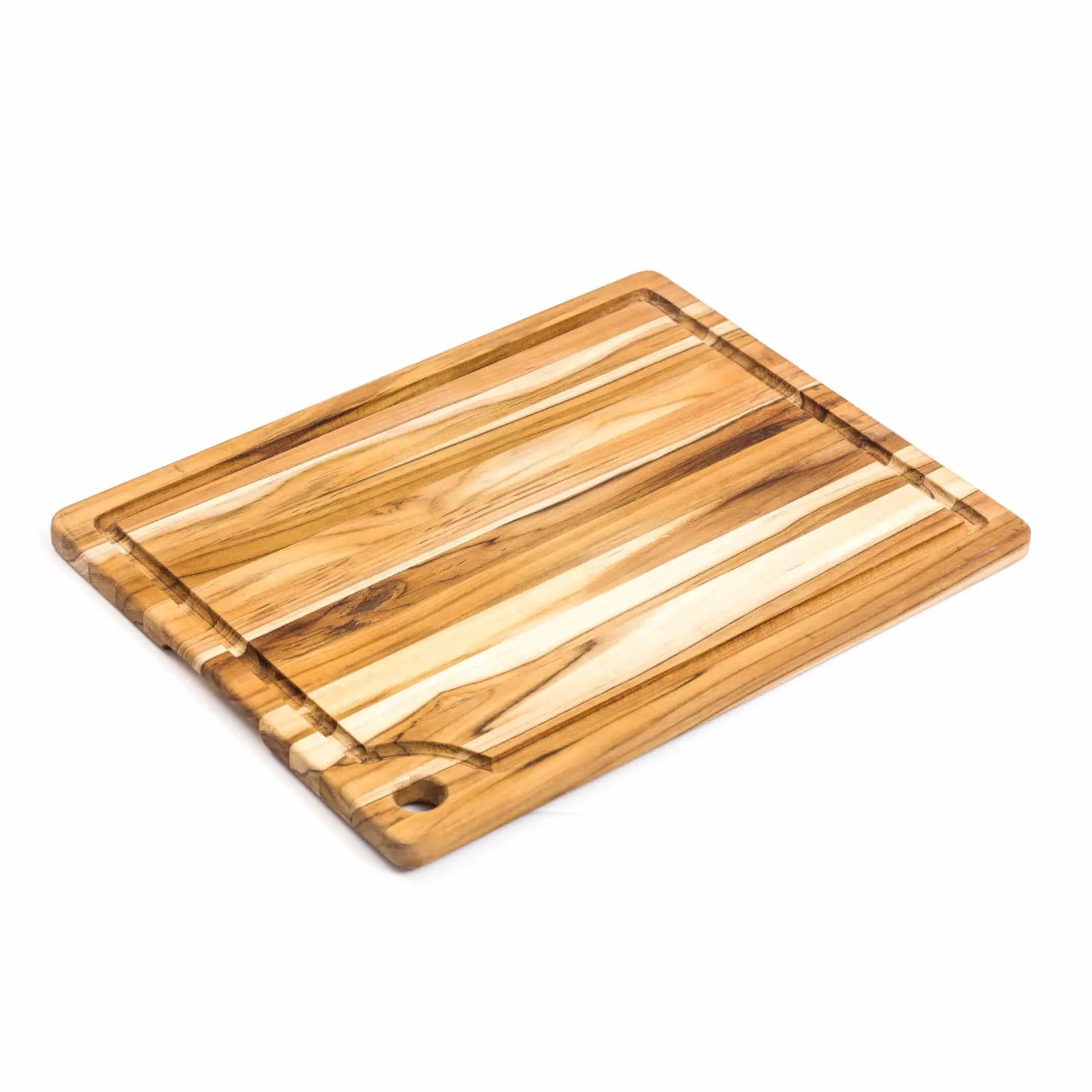 Teakhaus Kitchen Tools & Utensils|Chopping & Carving Boards^Rectangle Marine Cutting Board With Juice Canal, Medium