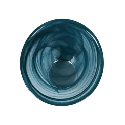 Turkish Tableware Tableware Brands|Crockery & Dinnerware^Teal Marble Glass Bowl, 14.5cm