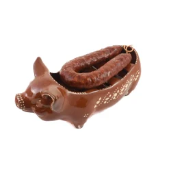 TERRACOTA ASSADEIRA Tableware Brands^Terracotta Chorizo Pig Serving Dish, 30cm
