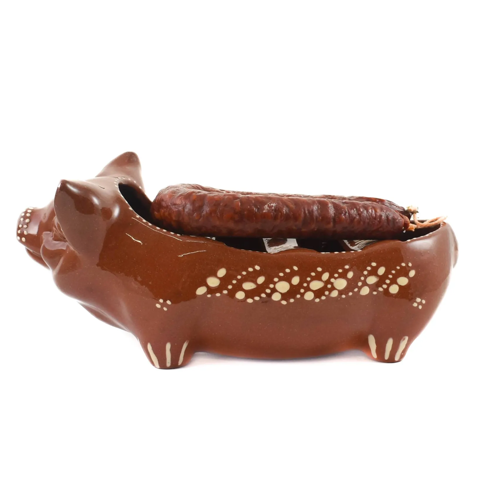 TERRACOTA ASSADEIRA Tableware Brands^Terracotta Chorizo Pig Serving Dish, 30cm