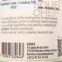 Terre Exotique Ingredients Brands|Herbs & Spices^Chopped Basil, 15g