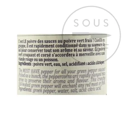 Terre Exotique Herbs & Spices|Ingredients Brands^Drained Green Pepper in Brine, 50g