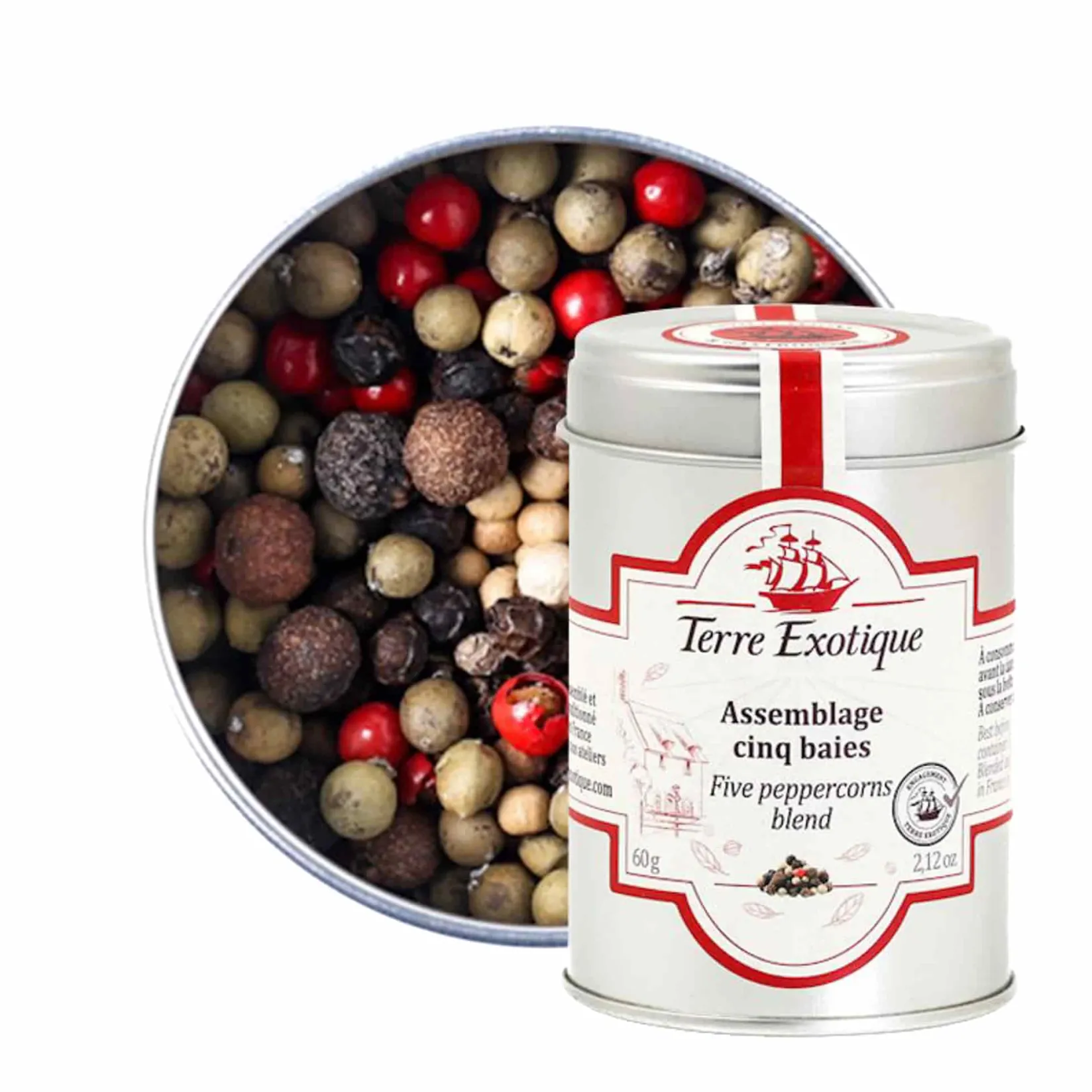Terre Exotique Herbs & Spices|Ingredients Brands^Five Peppercorns Blend, 60g
