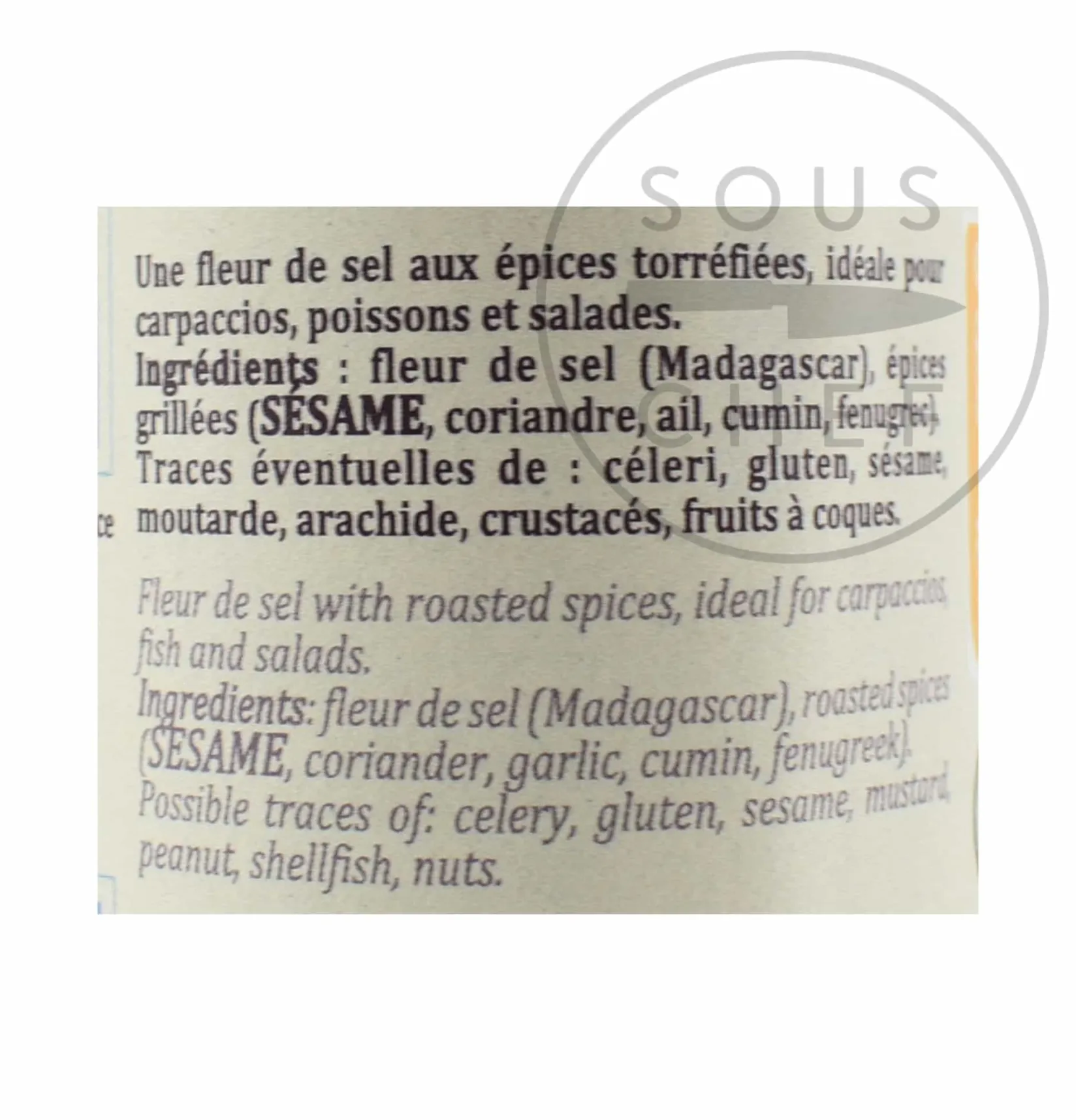 Terre Exotique Ingredients Brands|Herbs & Spices^Fleur De Sel With Roasted Spices, 90g