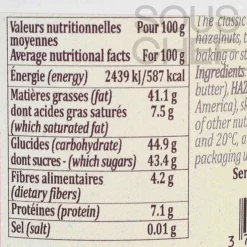 Terre Exotique Ingredients Brands|Italian Ingredients^Hazelnut Spread, 300g