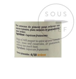 Terre Exotique Ingredients Brands|Herbs & Spices^Rings Of Fire Chilli Pepper, 15g