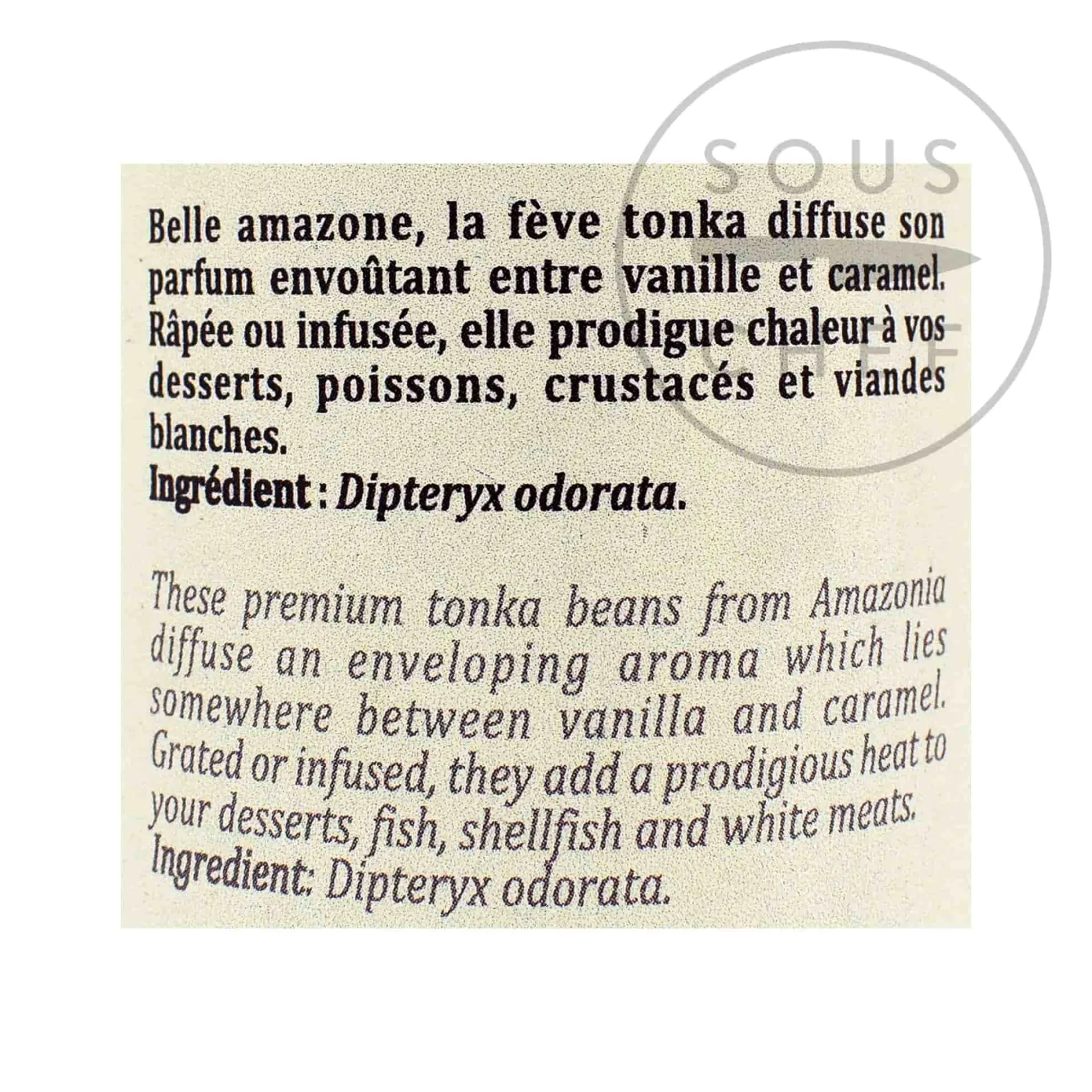 Terre Exotique Herbs & Spices|Ingredients Brands^Tonka Bean, 50g
