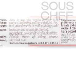 Terre Exotique Ingredients Brands|Herbs & Spices^Vanilla Powder, 20g