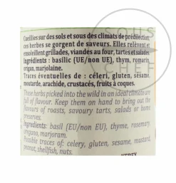 Terre Exotique Ingredients Brands|Herbs & Spices^Wild Herbs, 25g