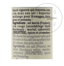 Terre Exotique Ingredients Brands|French Ingredients^Winemaker's Salt, 100g